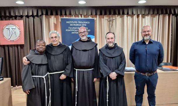 Fray Rufino Luis Quintana defiende su tesis doctoral en Murcia