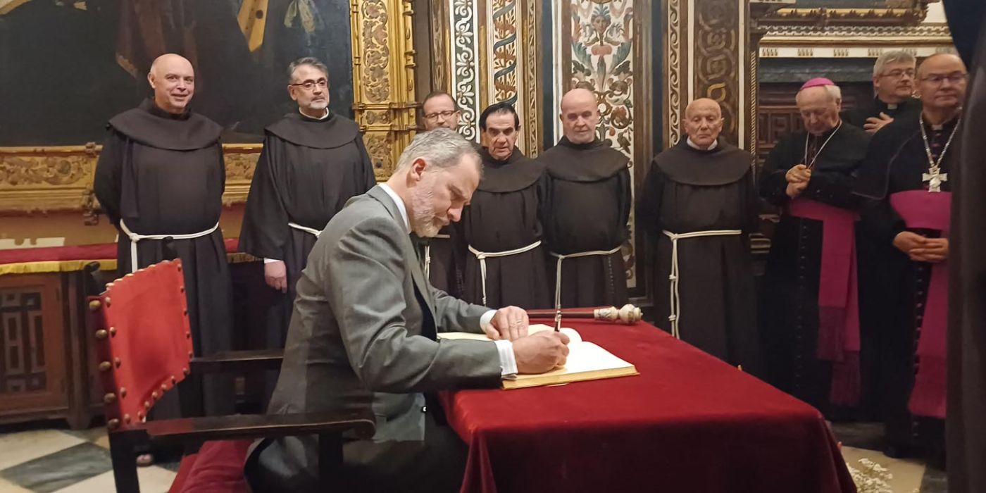Los Reyes de España visitan Guadalupe