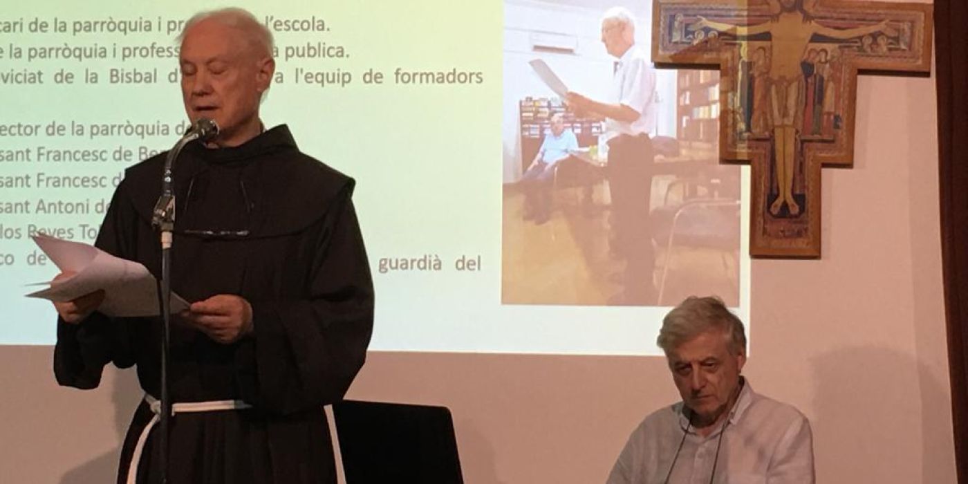 Presentación a la comunidad del Guardián de la fraternidad de Sant Antoni de Barcelona